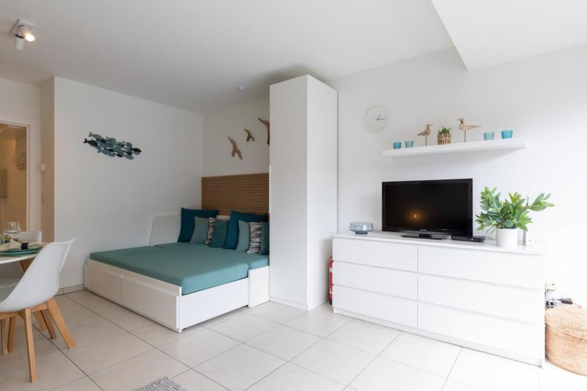 'Blue Sea' - Studio In Ostend With Private Parking Apartment Exterior photo